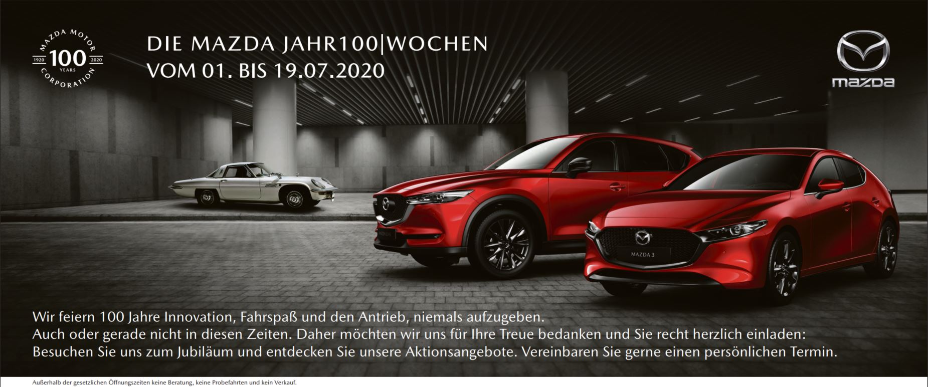 Mazda Jahr100Wochen Juli